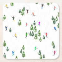 Freeride Alpine Skiern Skifahren Party