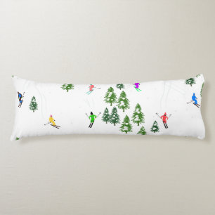 Freeride Alpine Skiern Skifahren Party Seitenschläferkissen