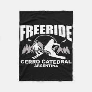 Freeride Skiing Cerro Catedral Argentinien Fleecedecke