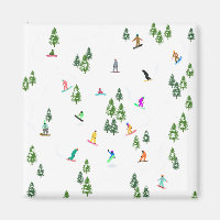 Freeride Snowboarder Snowboarden Illustration