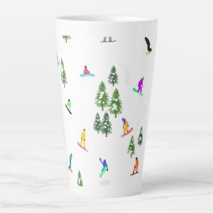 Freeride Snowboarder Snowboarder Design Milchtasse