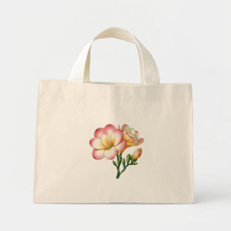 Freesia Blume Design Mini Stoffbeutel