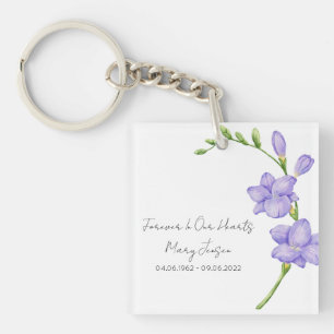 Freesia-Gedenk-Schlüsselerinnerungsfoto Schlüsselanhänger