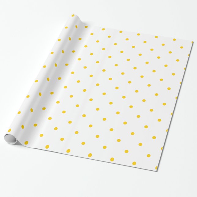 Freesia Polka Punkte Klein Geschenkpapier (Ungerollt)