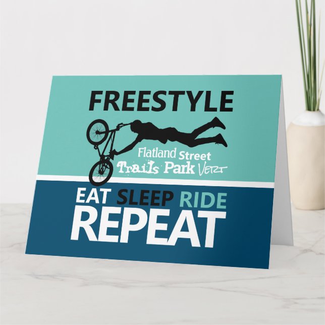 Freestyle Bike Motocross Karte (Vorderseite)