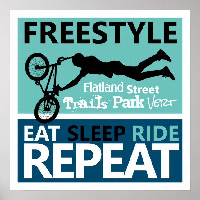 Freestyle Bike Motocross Poster (Vorne)