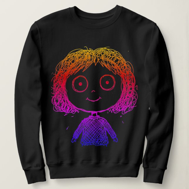 Freestyle-Charakter - Farbverlauf Sweatshirt (Design vorne)
