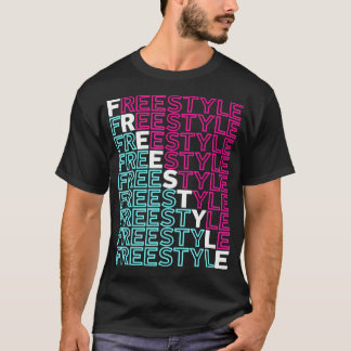 Freestyle Full Front 80er Electronic Dance Music T-Shirt