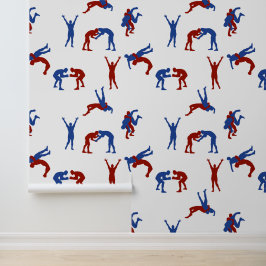 Freestyle Greco Roman Wrestling Pattern Tapete