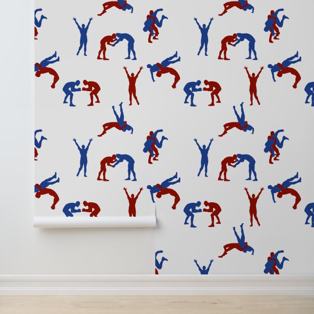 Freestyle Greco Roman Wrestling Pattern Tapete (Anwendung)