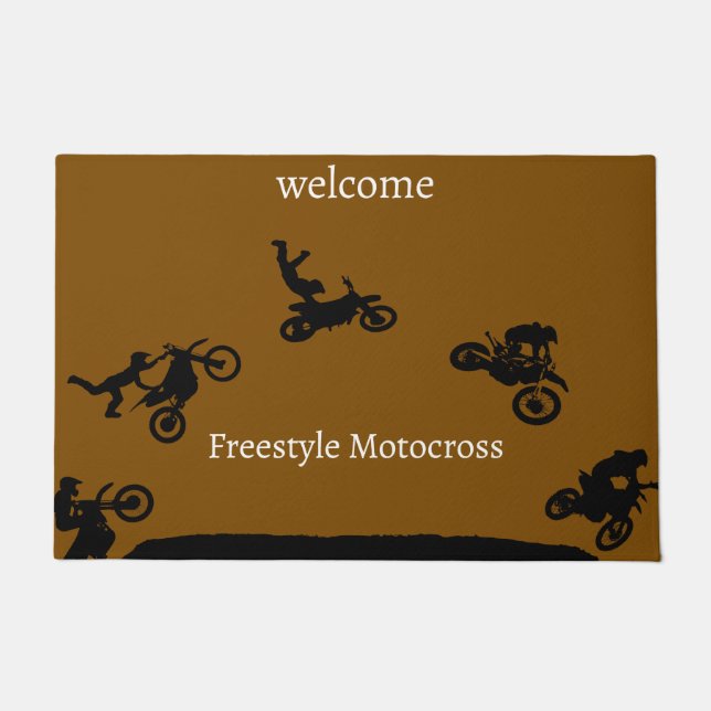 Freestyle Motocross Fußmatte (Vorderseite)