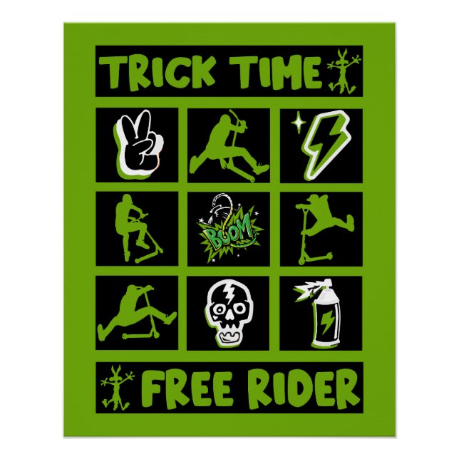 Freestyle-Roller Poster (Vorderseite)