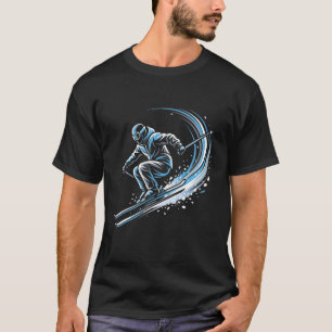 Freestyle-Skifahren Skifahrer Aktion Wintersport K T-Shirt