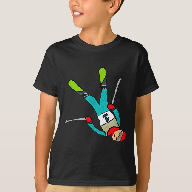 Freestyle-Skiing  T-Shirt (Vorderseite)