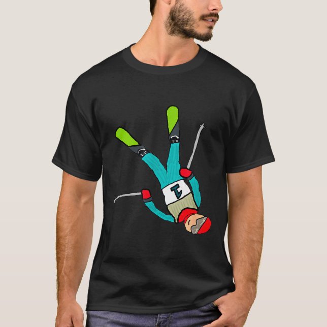 Freestyle-Skiing  T-Shirt (Vorderseite)