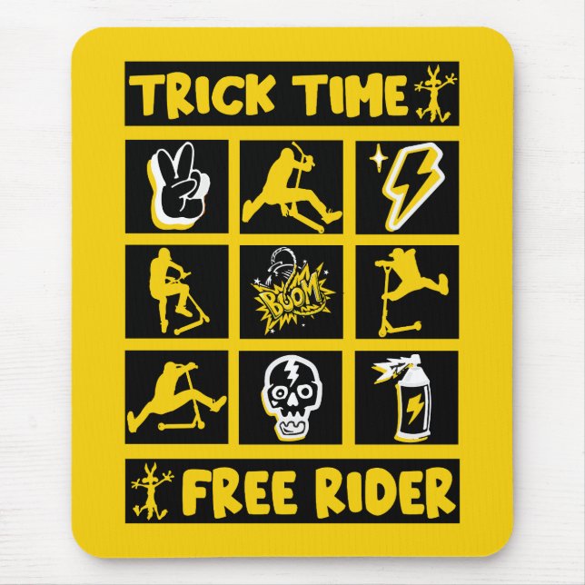 Freestyle Trick Scooter Mousepad (Vorne)