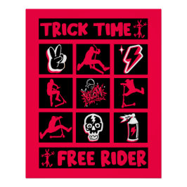 Freestyle Trick Scooter Poster