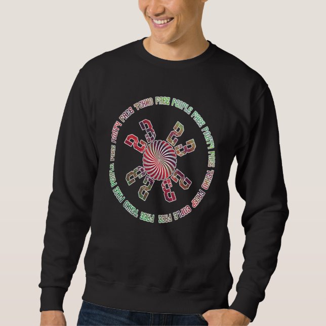 Freetekno Free Party People Sweatshirt (Vorderseite)