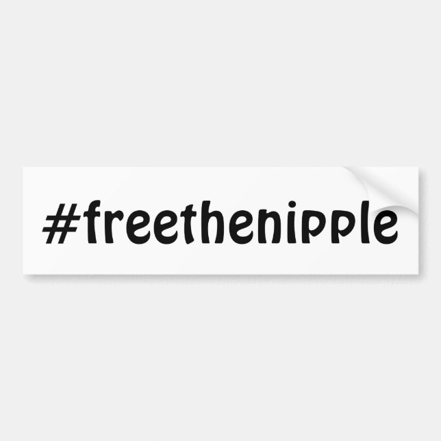 #freethenipple autoaufkleber (Vorne)