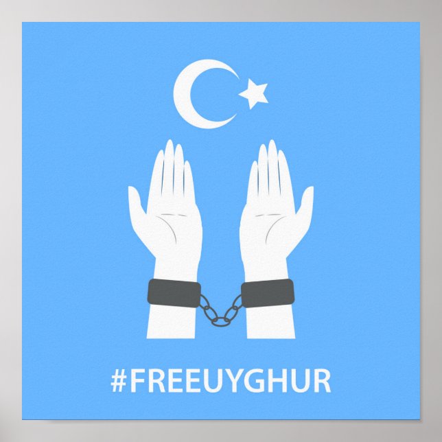 #FREEUYGHUR POSTER (Vorne)