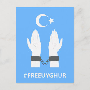 #FREEUYGHUR POSTKARTE