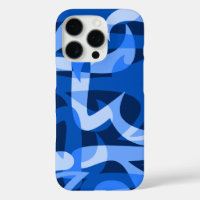 Freeway Abstrakt Retro Psychedelic Blue
