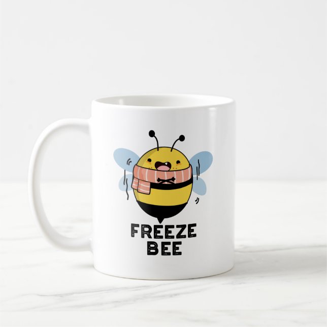 Freeze Bee Funny Insect Bug Pub Kaffeetasse (Links)