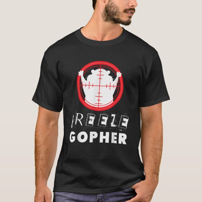 Freeze Gopher T Shirt Hunter Gopher (Vorderseite)