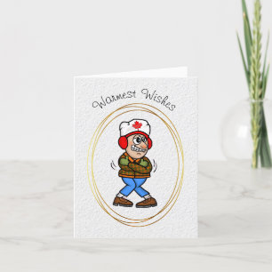 Freezing Canadian Funny Canada Day Card Karte