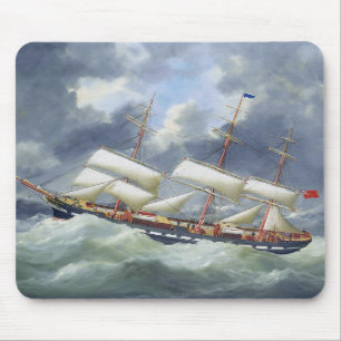 Fregatte Trainingsschiff Atalanta 1885 Mousepad