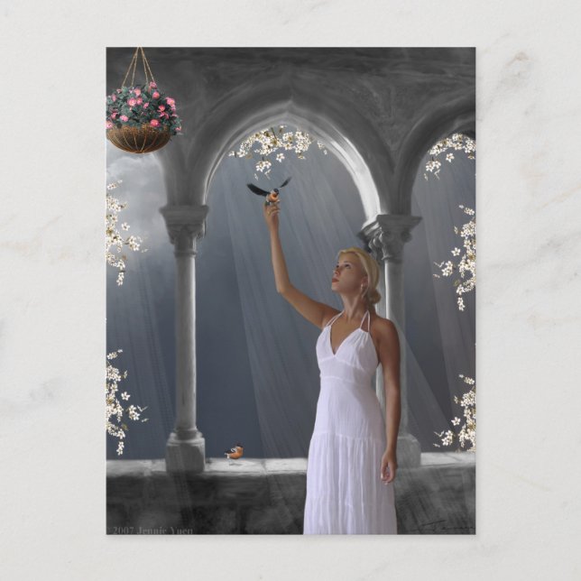 Frei als Vogel sein (Postkarte) Postkarte (Vorderseite)