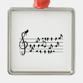 Frei als Vogel, Singvögel Schauspiel als musikalis Ornament Aus Metall