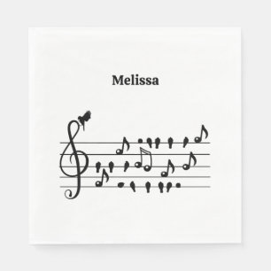 Frei als Vogel, Singvögel Schauspiel als musikalis Serviette