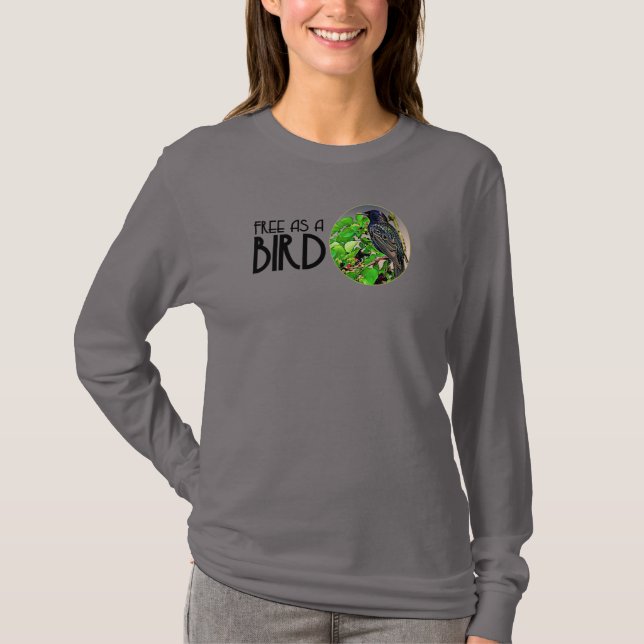 Frei als Vogel T-Shirt (Vorderseite)