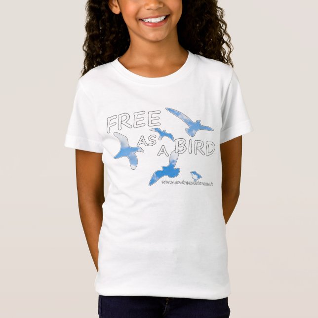 Frei als Vogel T-Shirt (Vorderseite)
