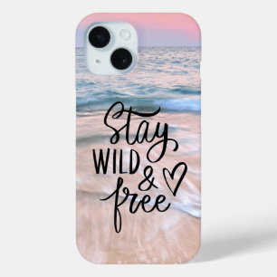 frei bleibe Zitat zur Beach-Fotografie Case-Mate iPhone Hülle