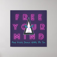 Frei dein Mind-freies Flamingo Inspo Poster