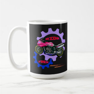 Frei fahrende und sichere Motorräder Kaffeetasse