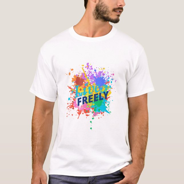 frei leben T-Shirt (Vorderseite)