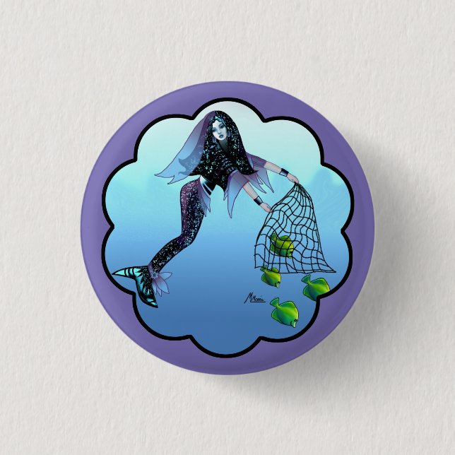 Frei Mermaid Button (Vorderseite)