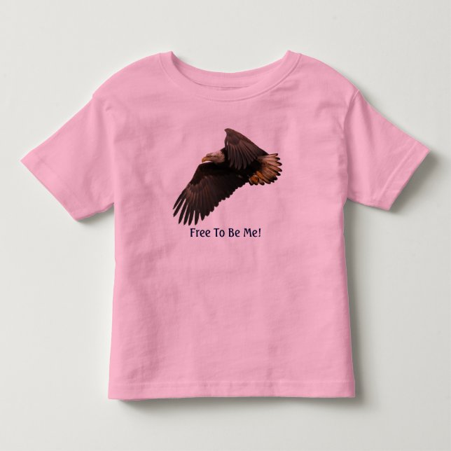 FREI, MICH Fliegen Bald Adler Kids Shirt (Vorderseite)