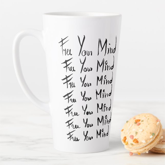 FREI! Motivierend Kalligraphie Milchtasse (Beispiel)