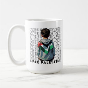 FREI PALESTINE weiß Kaffeetasse