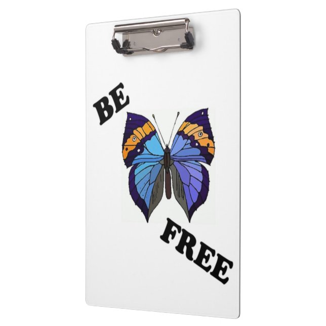 " FREI SEIN " BUTTERFLY KLEMMBRETT (Links)