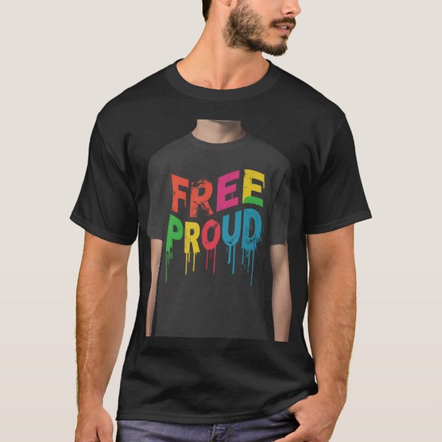 Frei stolz T-Shirt (Vorderseite)