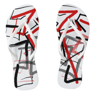 Frei-Style zig-zag Flip Flops