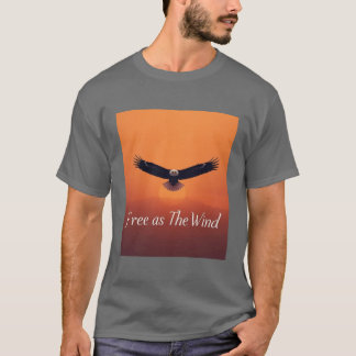 Frei wie der Wind | Fliegender Adler Inspirierend  T-Shirt