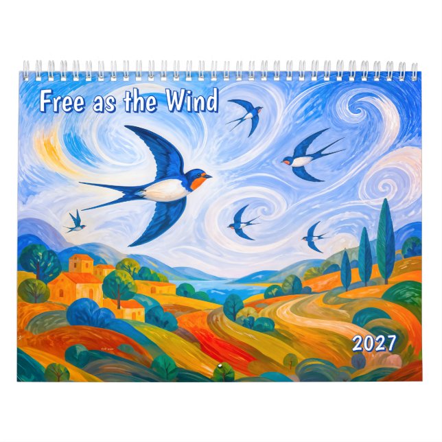Frei wie der Wind  Kalender (Titelbild)