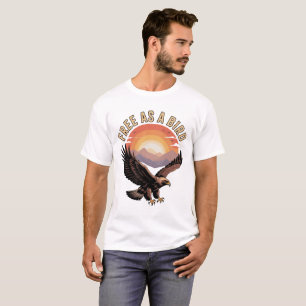 Frei wie ein Vogel T-Shirt für Männer für warmes W