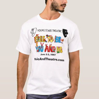"Frei zu sein…" Heller Shirtentwurf T-Shirt